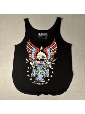 Eric Church The Outsiders Tour Tank Top Medium Black Graphic